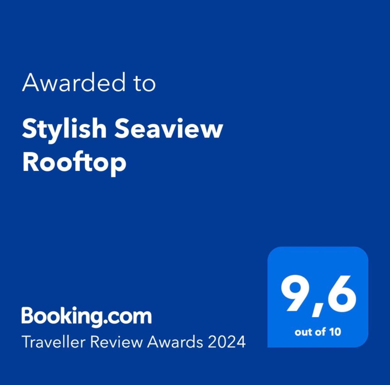 Stylish Seaview Rooftop Salonic Exterior foto